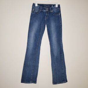 Miss Me Low Rise Boot Cut Jeans Size 27